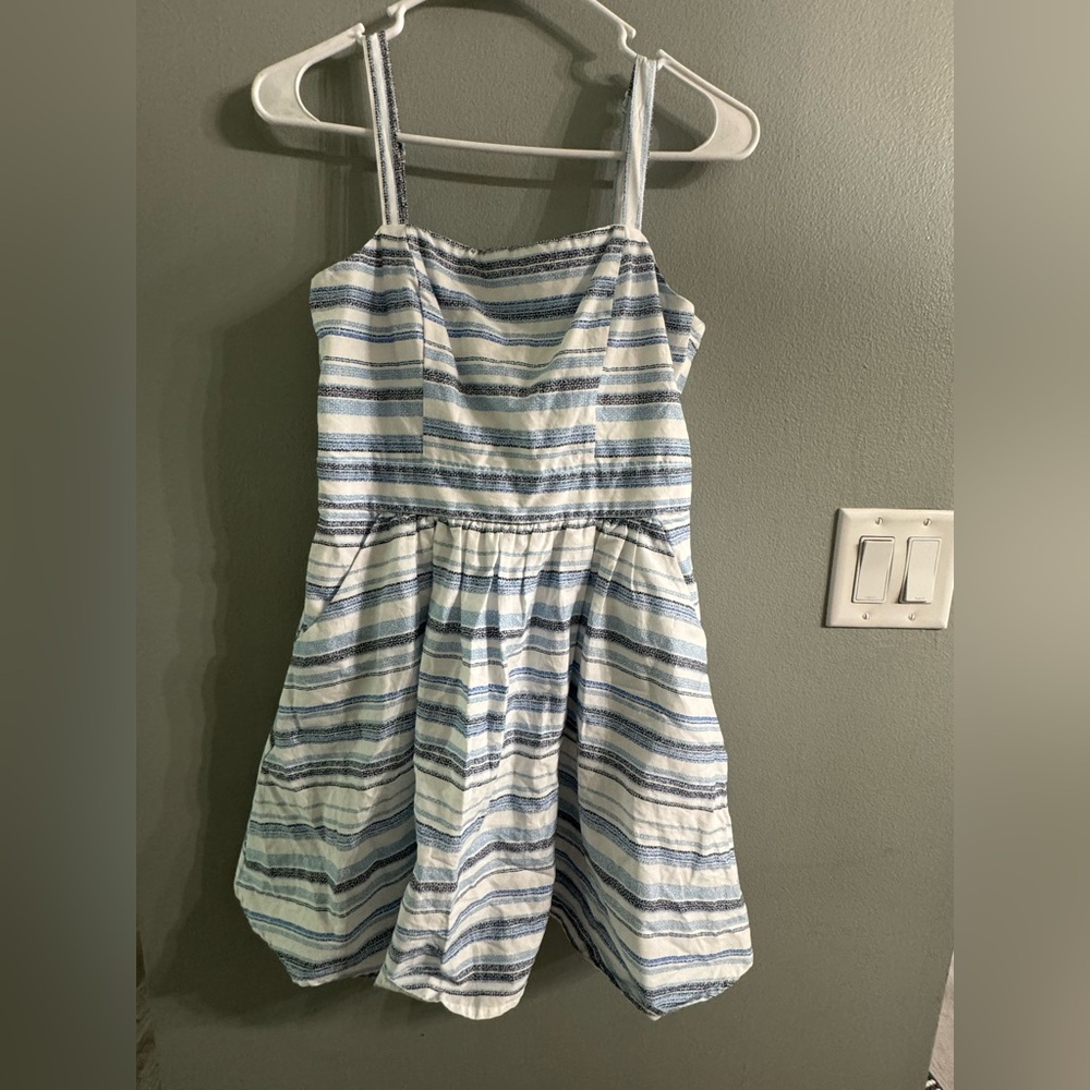 Altar'd State Striped Blue and White Dress
